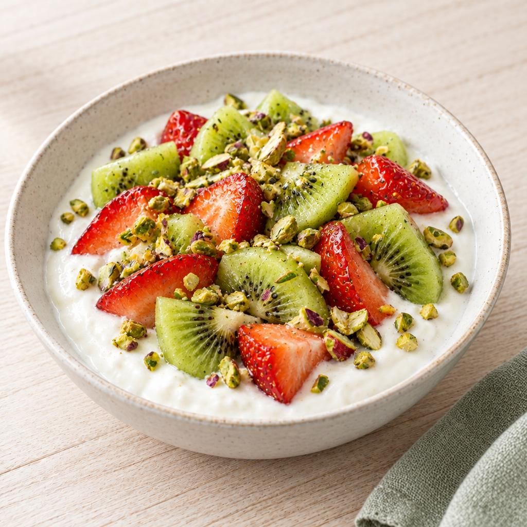 Kiwi-Erdbeer-Joghurt