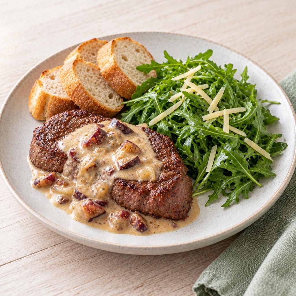 Rostbeef auf Feigensoße