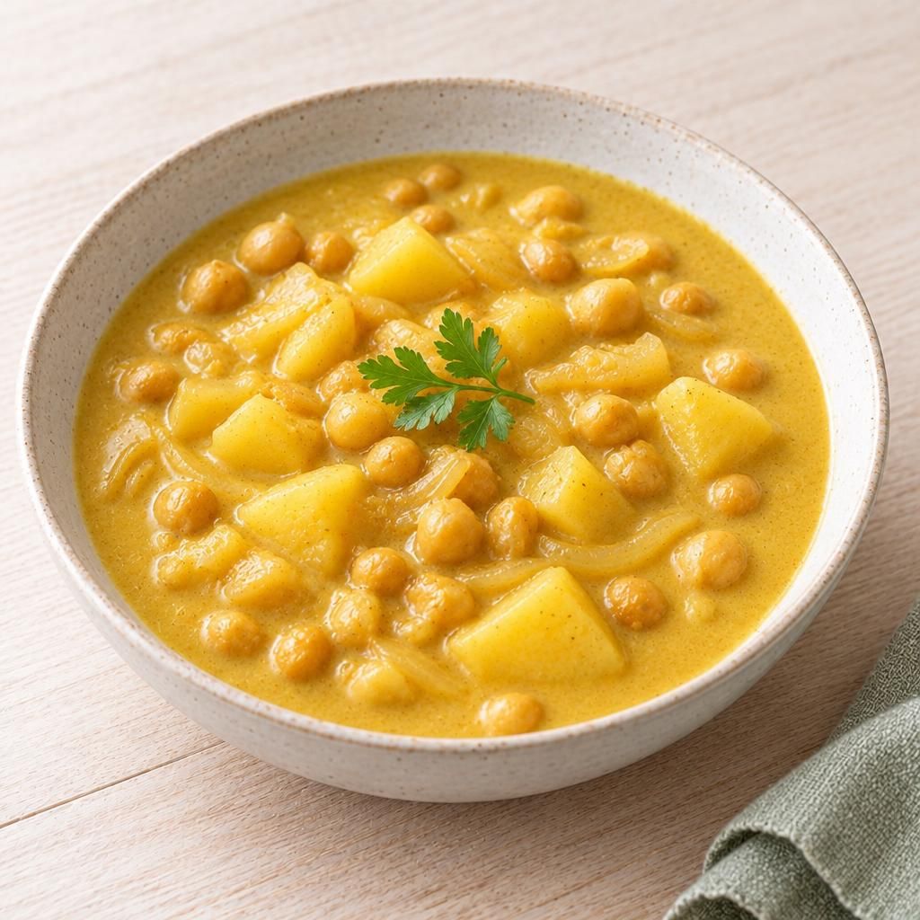 Kartoffel-Curry-Cremesuppe