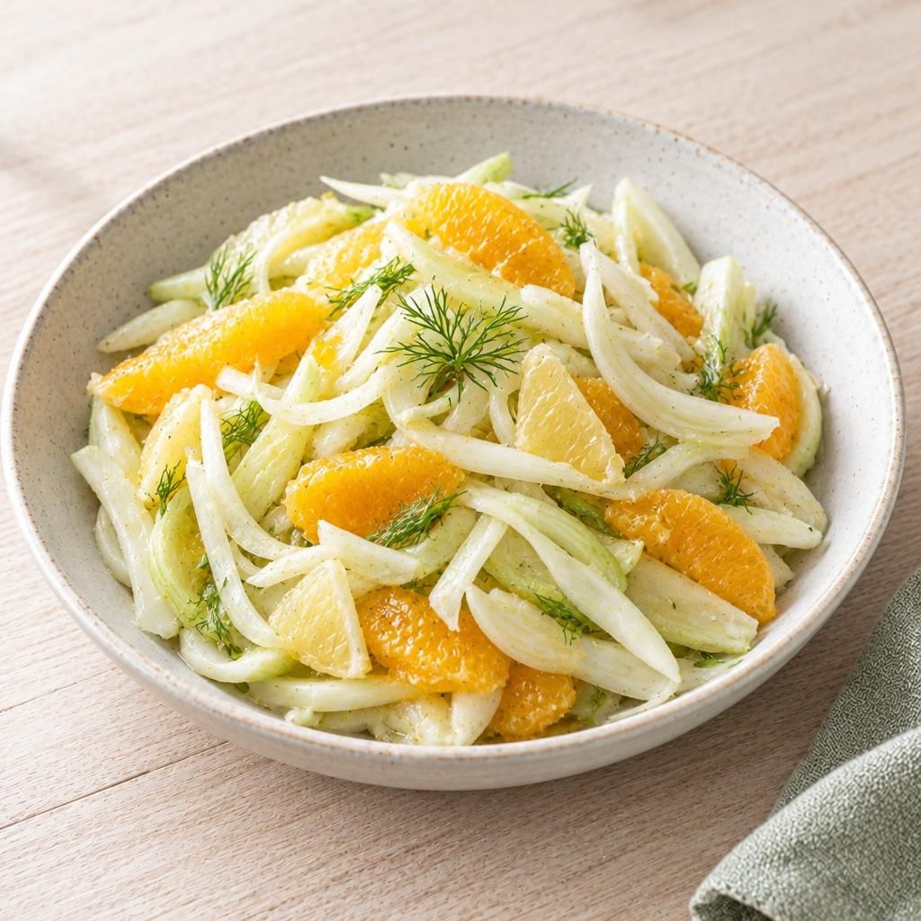 Frischer Fenchelsalat