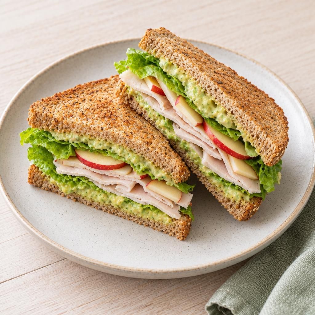 Sandwich mit Avocado-Mayo