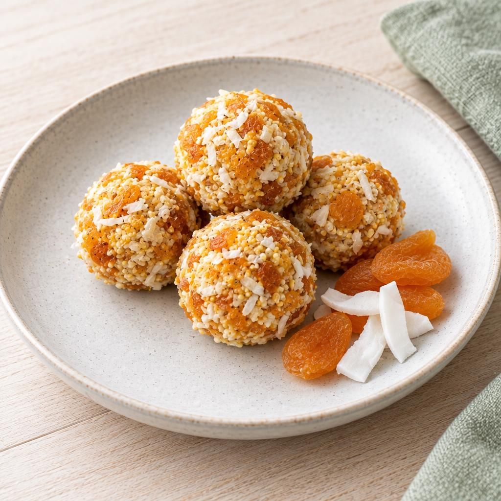 Aprikosen-Kokos-Bällchen