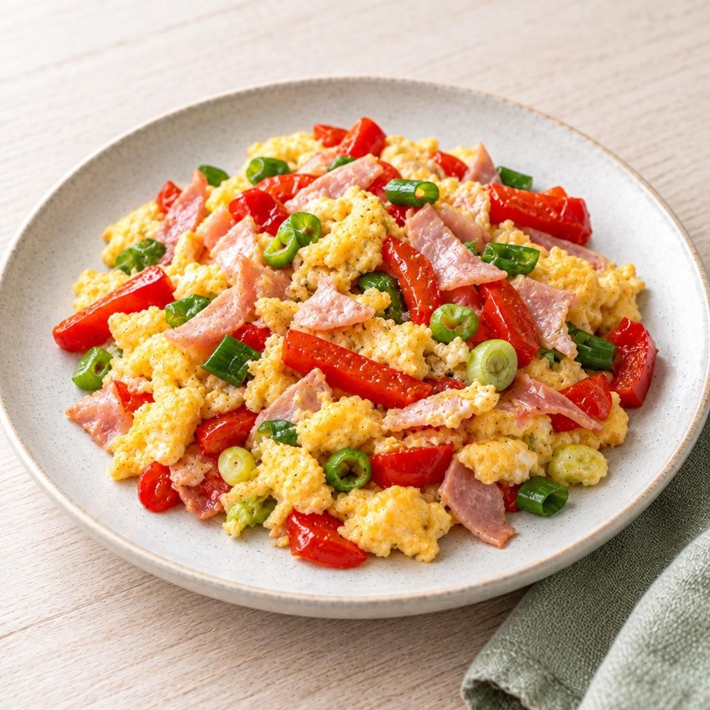 Paprika-Schinken-Ei