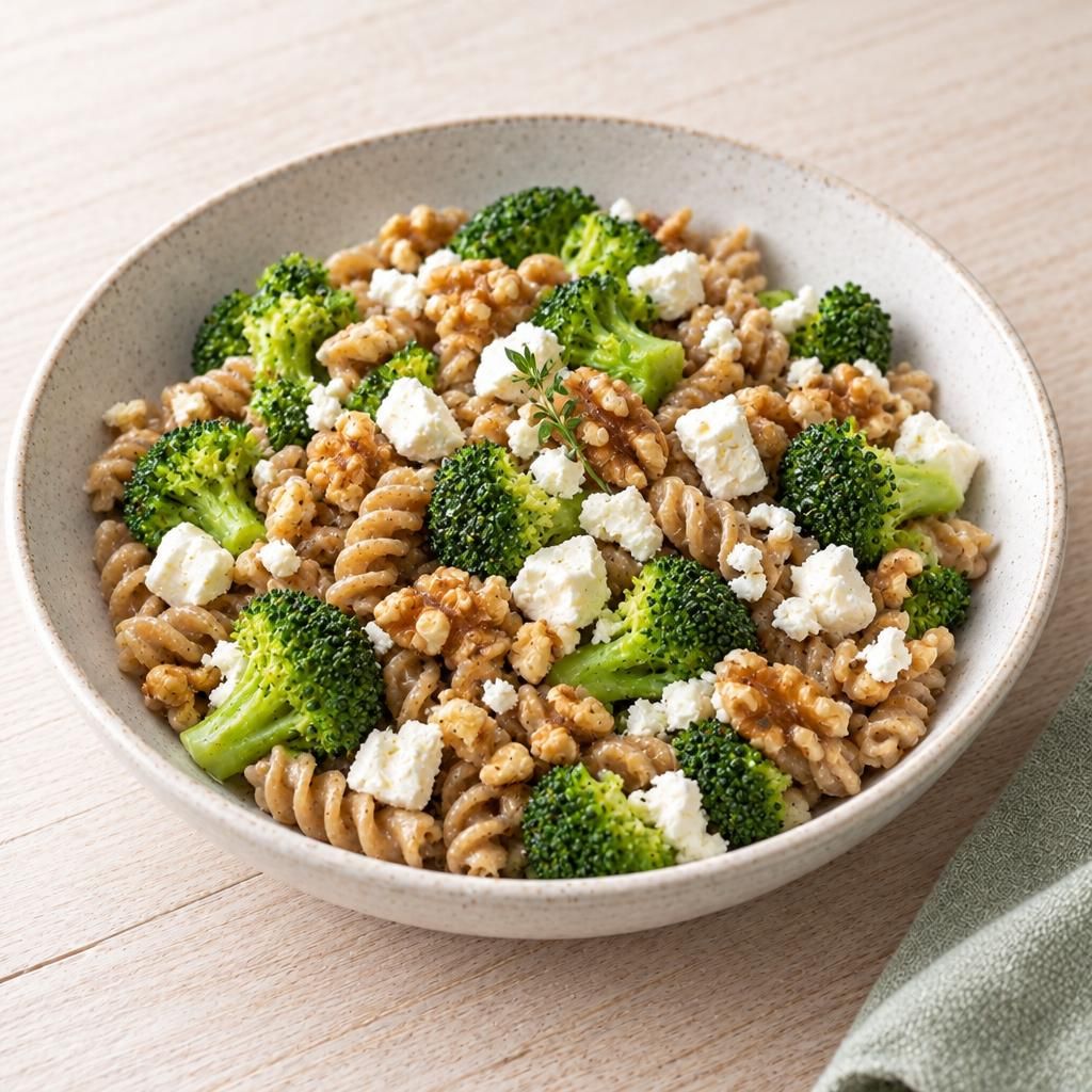 Pasta mit Brokkoli und Feta