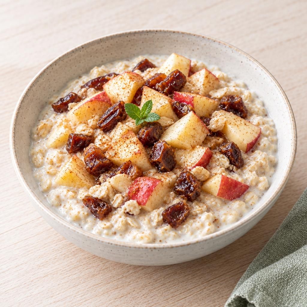Apfelkuchen-Porridge