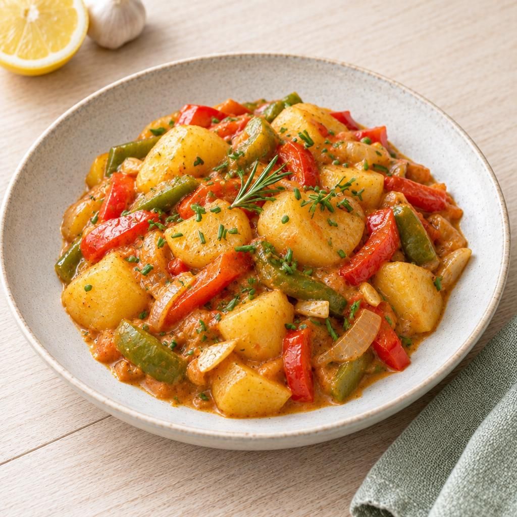 Kartoffel-Paprika-Gulasch