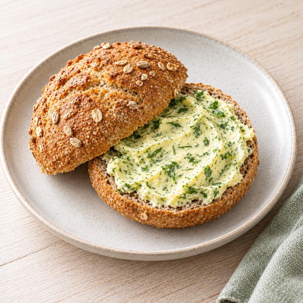 Kräuterbutter-Brötchen