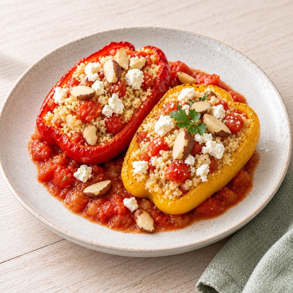 Gefüllte Paprika mit Couscous