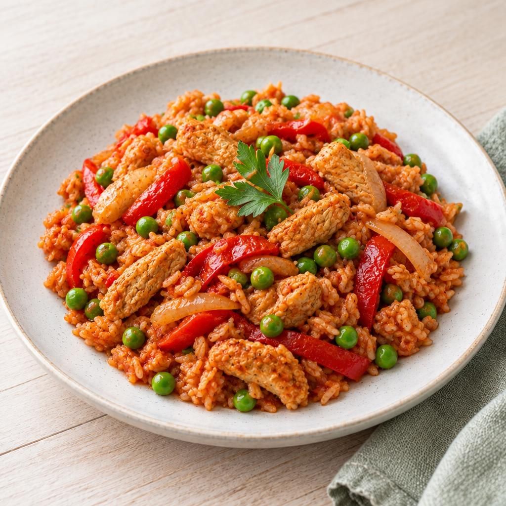 Veggie-Balkan-Pfanne mit Djuvec-Reis