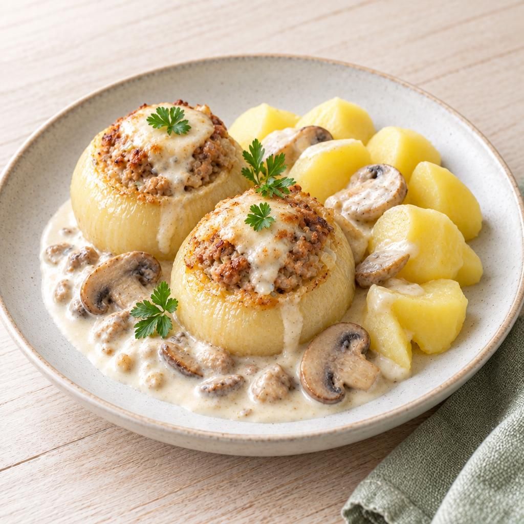 Gefüllte Zwiebeln