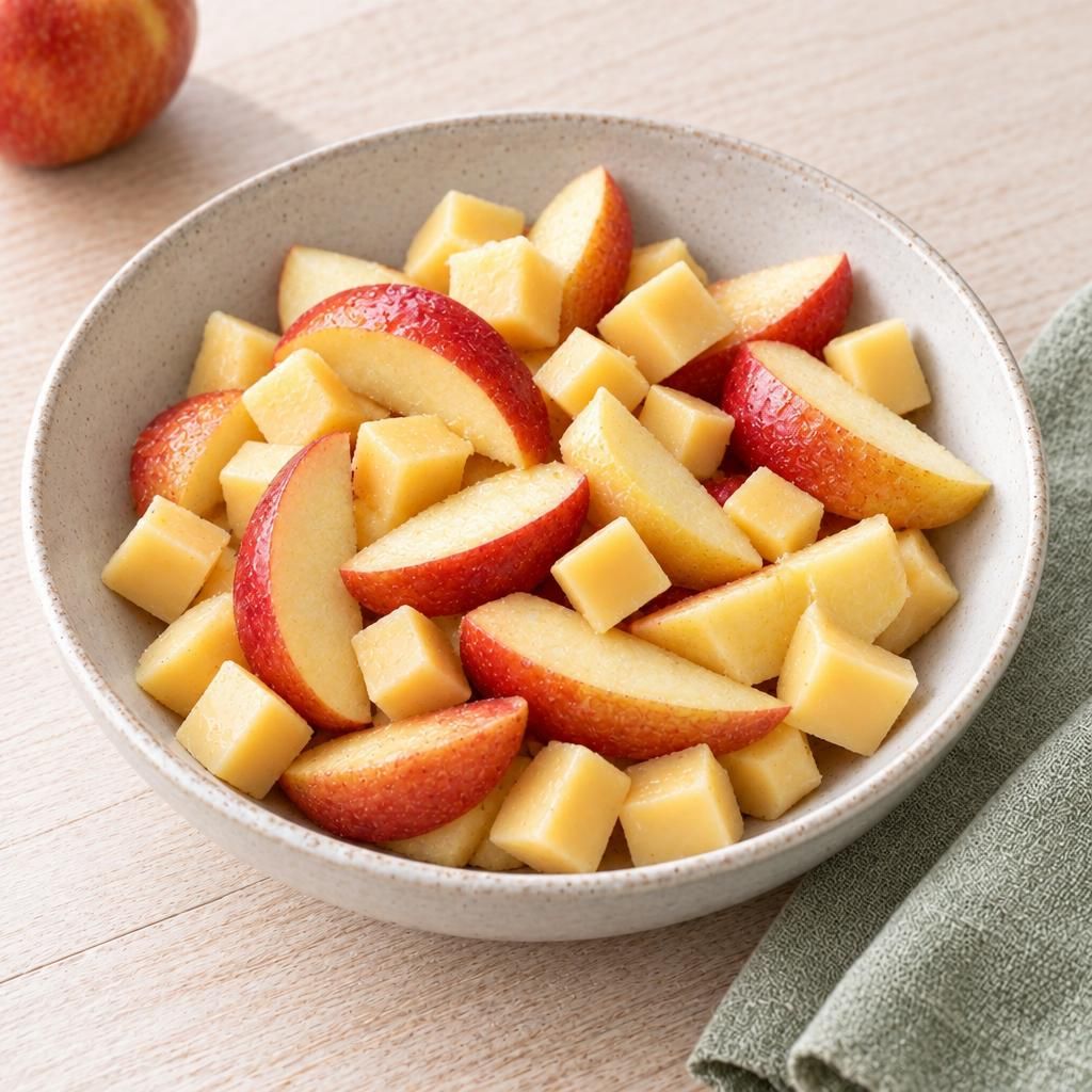 Apfel-Käse-Snackbox