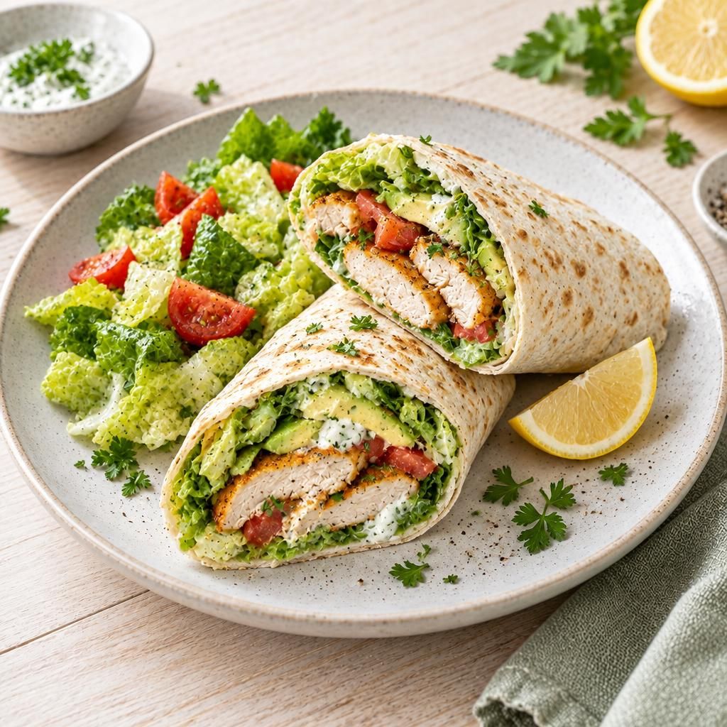 Wrap mit Hähnchen