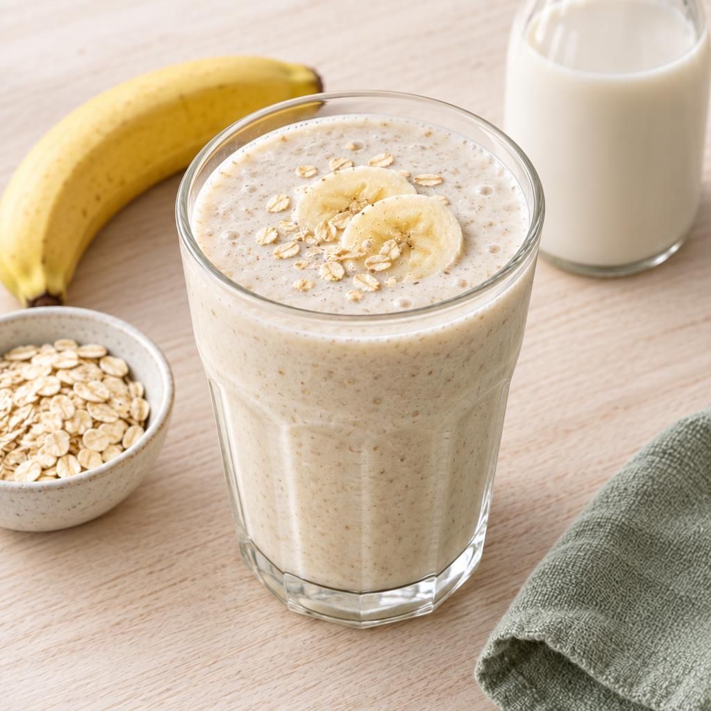 Bananen-Hafer-Shake (vegan)