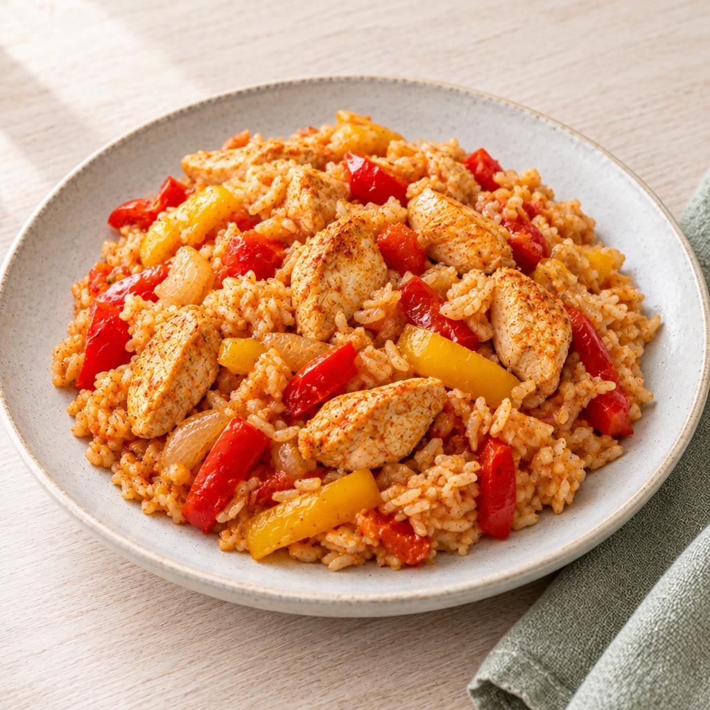 One-Pot-Paprikareis mit Hähnchen