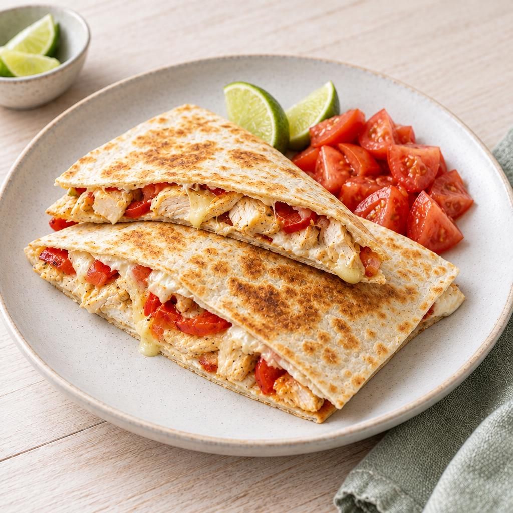 Hähnchen-Quesadillas
