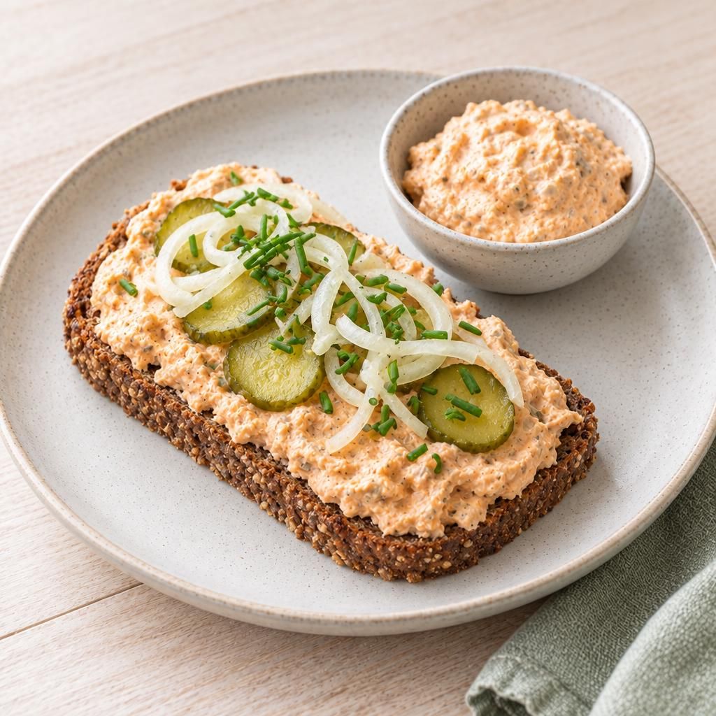 Brot mit Liptauer