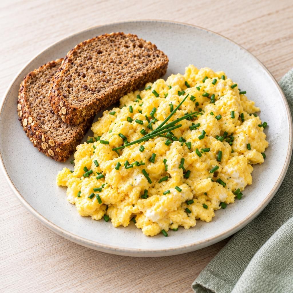 Rührei mit Schnittlauch