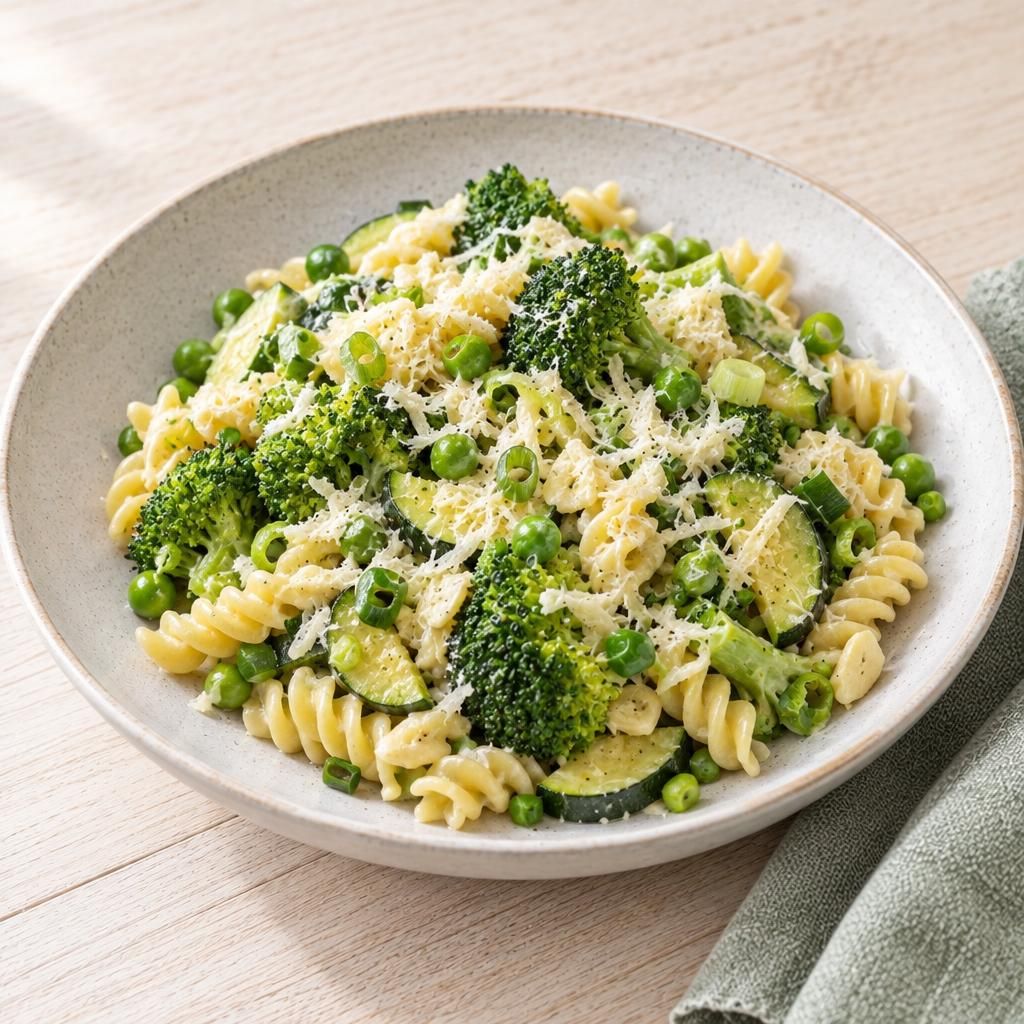 Pasta mit Grünem Gemüse