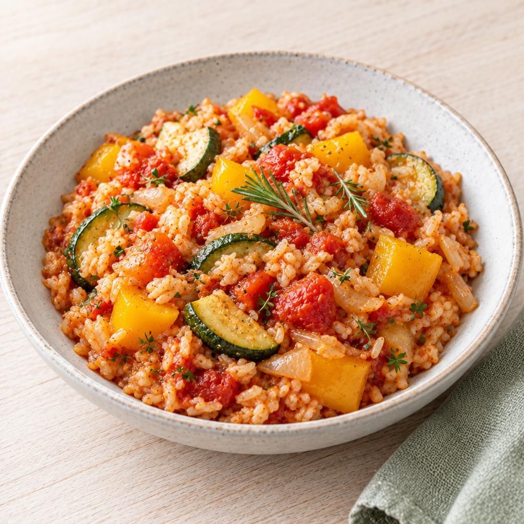 Mediterraner Tomatenreis