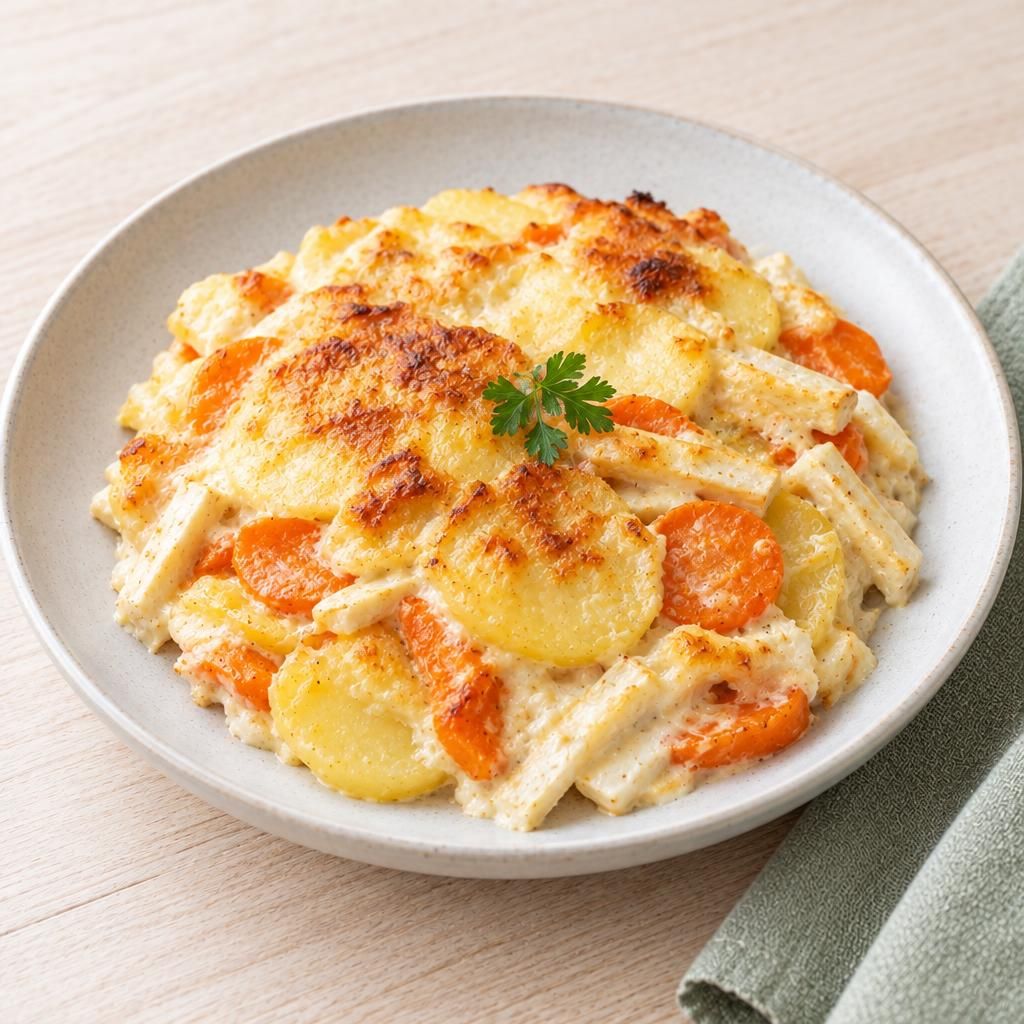 Karotten-Kartoffel-Gratin