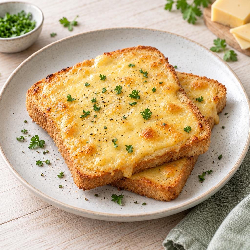 Toast mit Butter und Käse