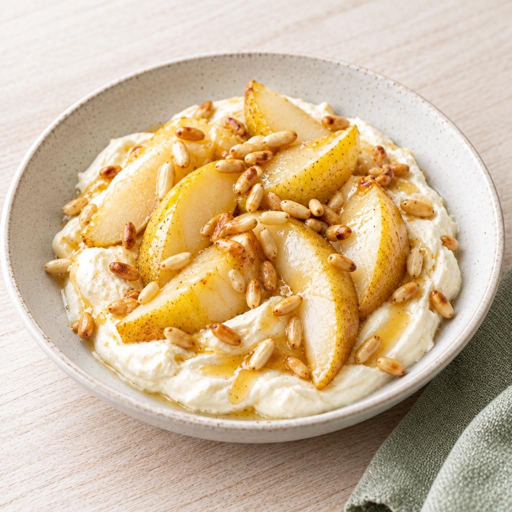 Birnen-Honig-Mascarpone