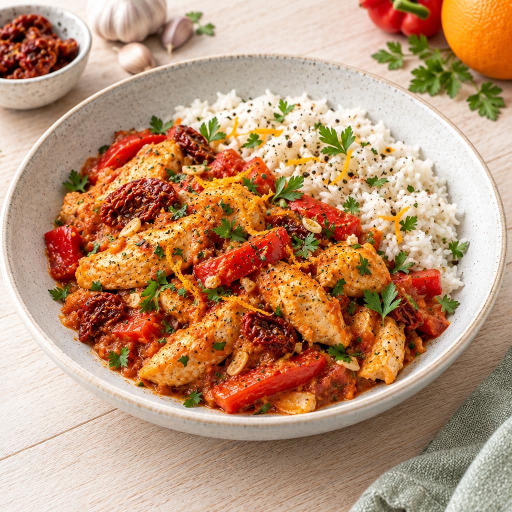 Tomaten-Paprika-Pfanne