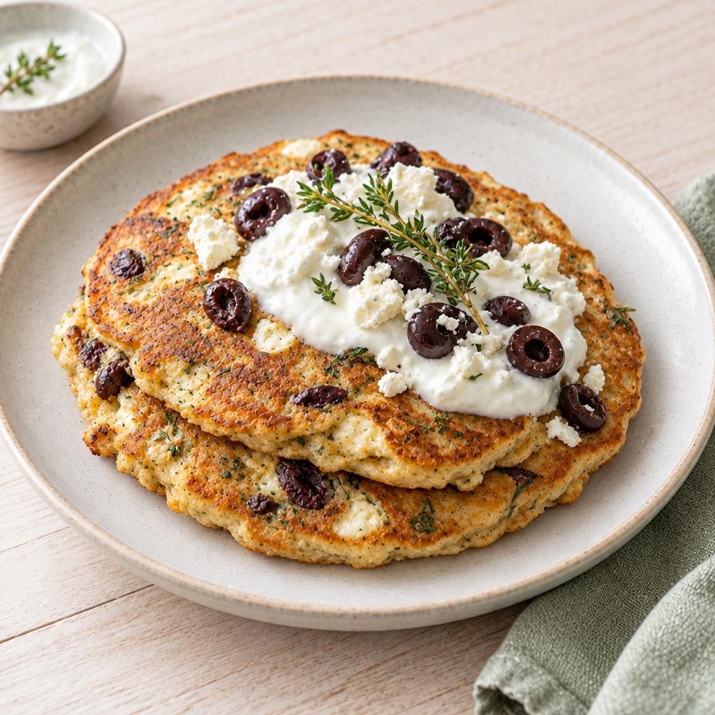 Herzhafte griechische Pfannkuchen
