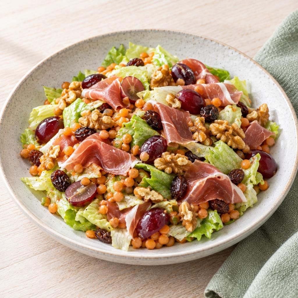 Mediterraner Linsen-Salat
