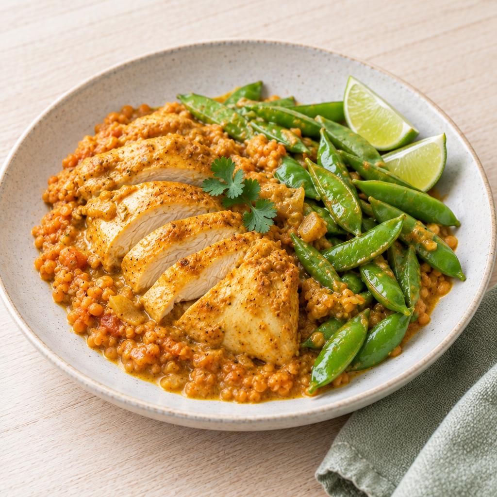 Linsen-Hähnchen-Curry