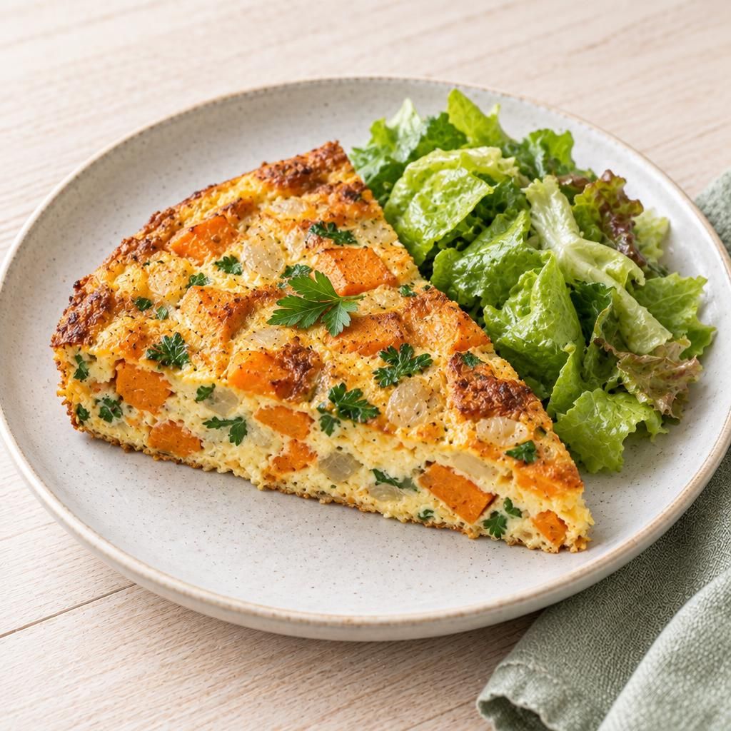 Frittata mit Süßkartoffeln