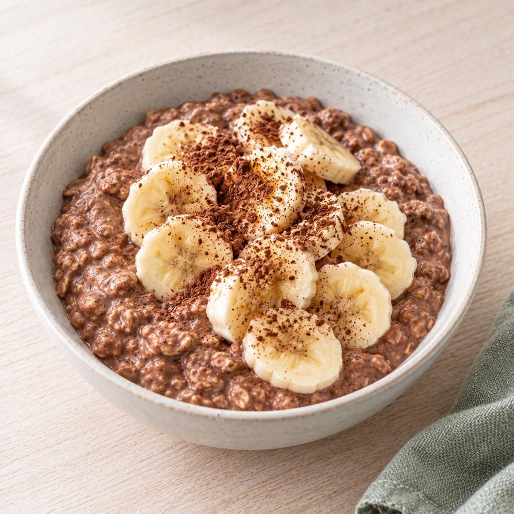 Bananen-Kakao-Overnight-Oats