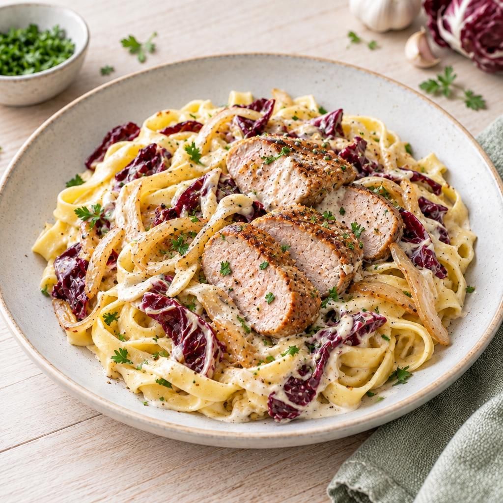 Tagliatelle mit Filet