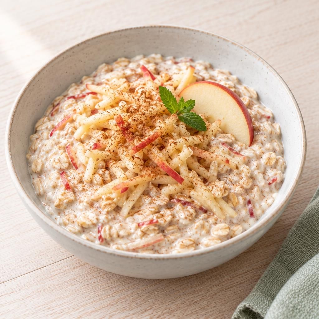 Apfel-Zimt-Overnight-Oats