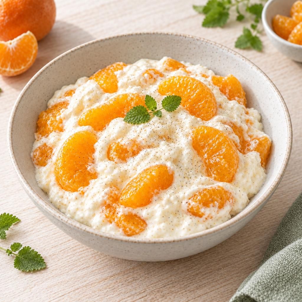 Vanillequark mit Mandarinen