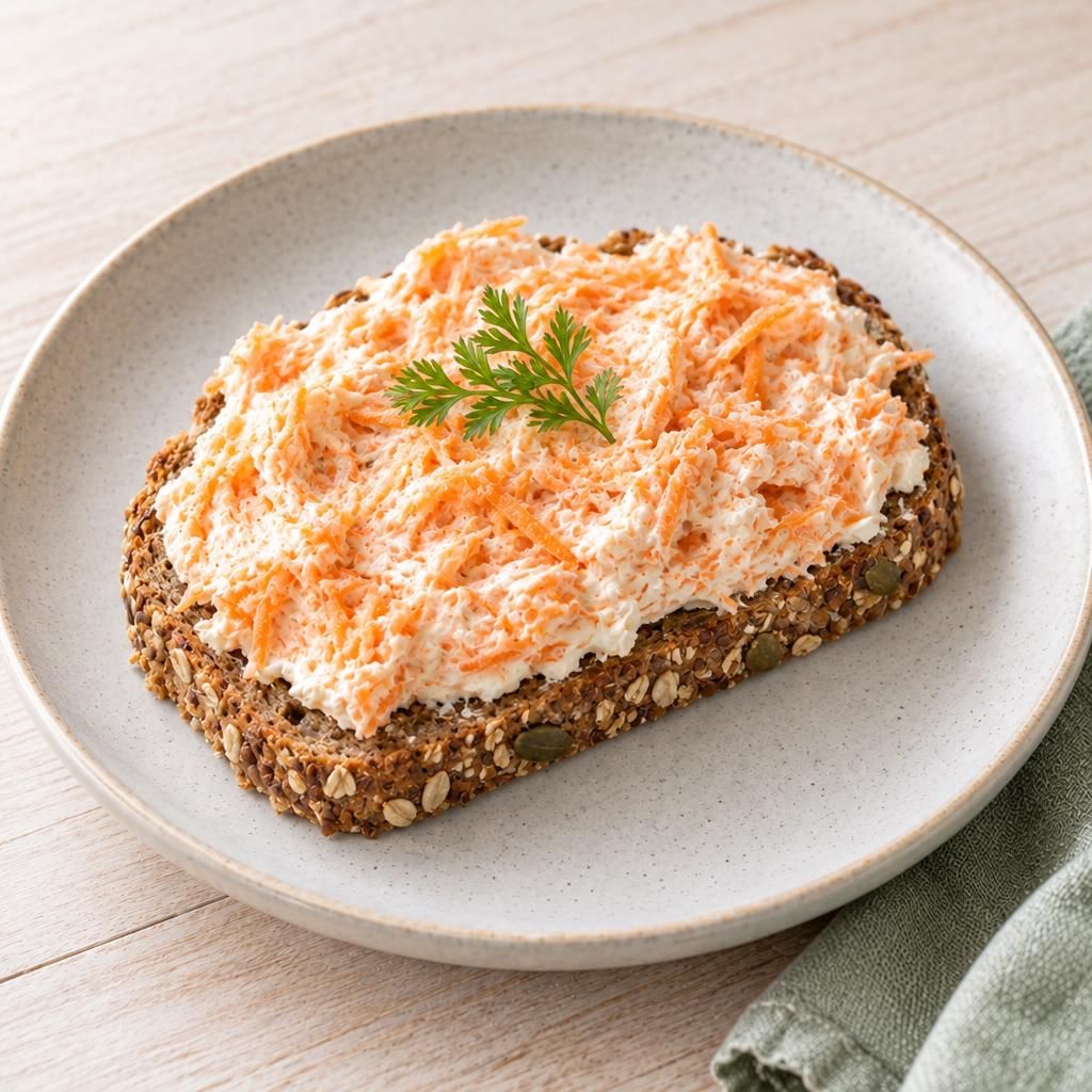 Möhren-Frischkäse-Brot