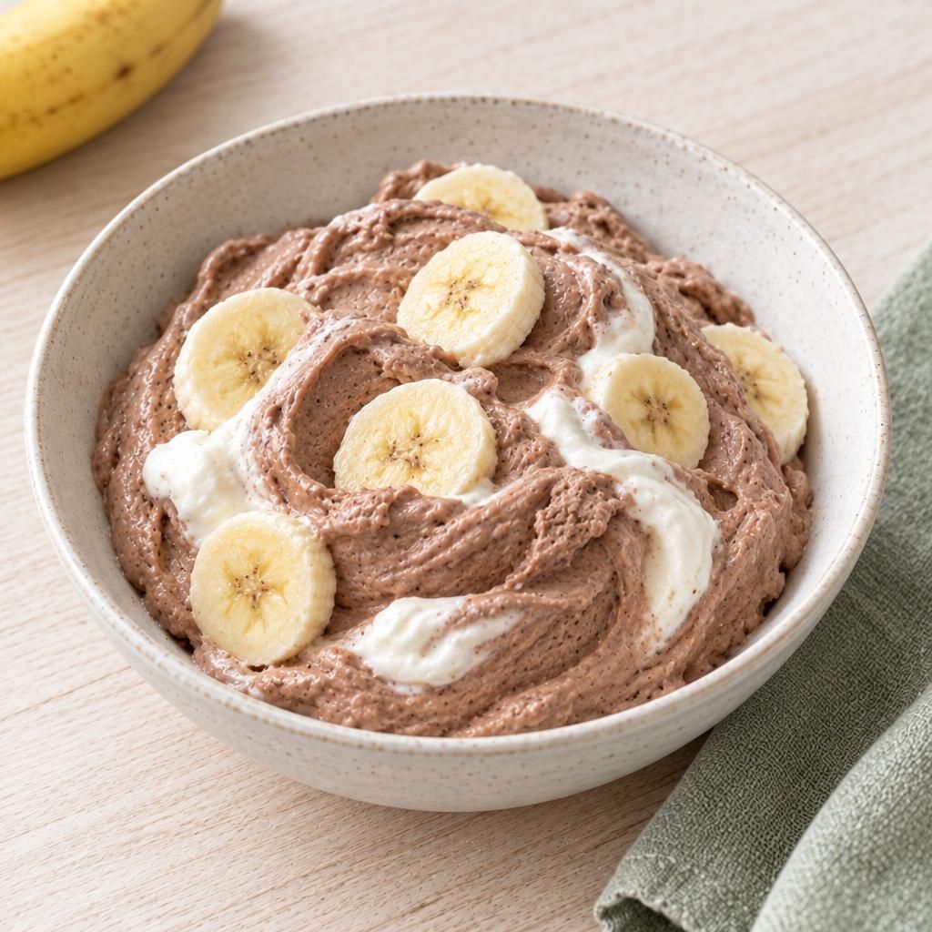 Schoko-Bananen-Nicecream mit Skyr