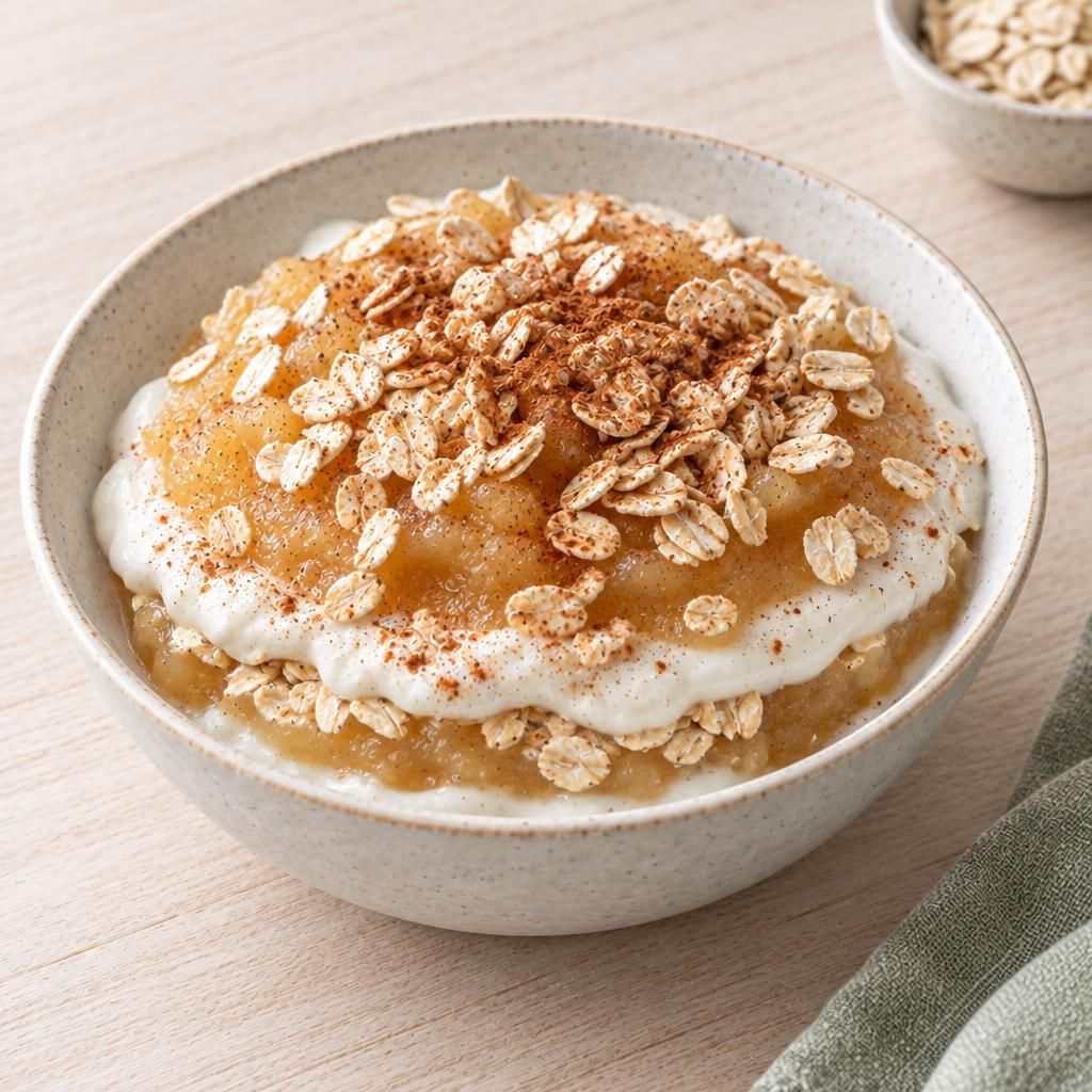 Apfelmus-Hafer-Becher (vegan)