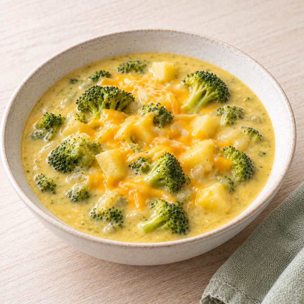 Brokkoli-Cheddar-Suppe
