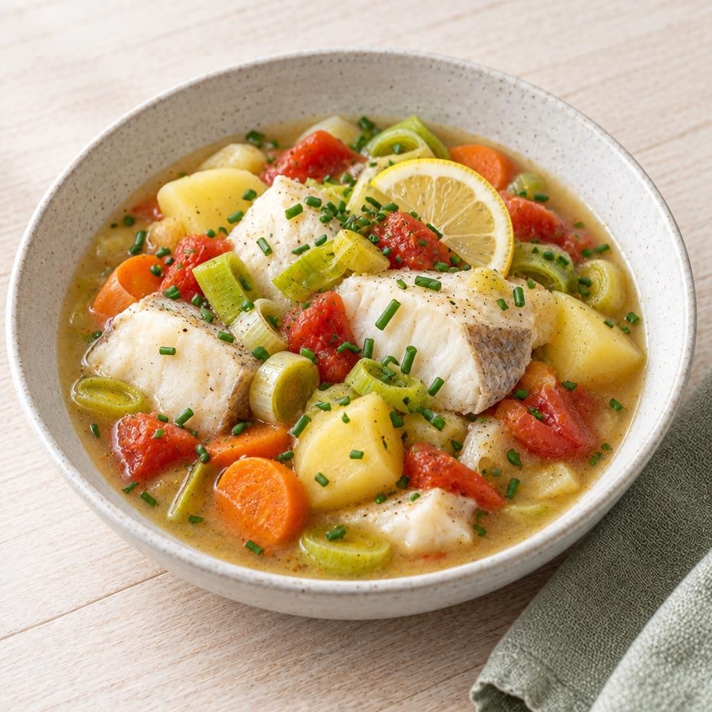 Gemüse-Fisch-Eintopf