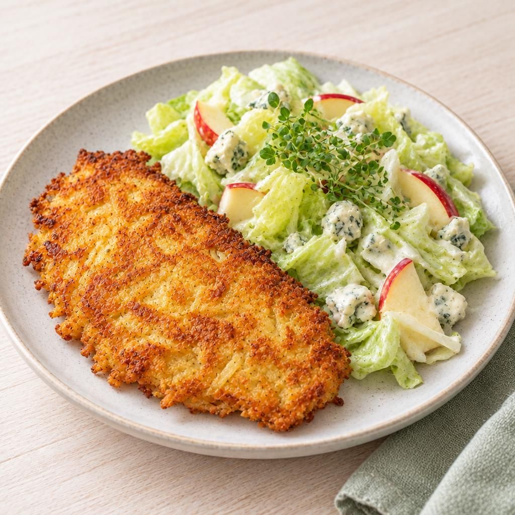 Kartoffelrösti mit Salat