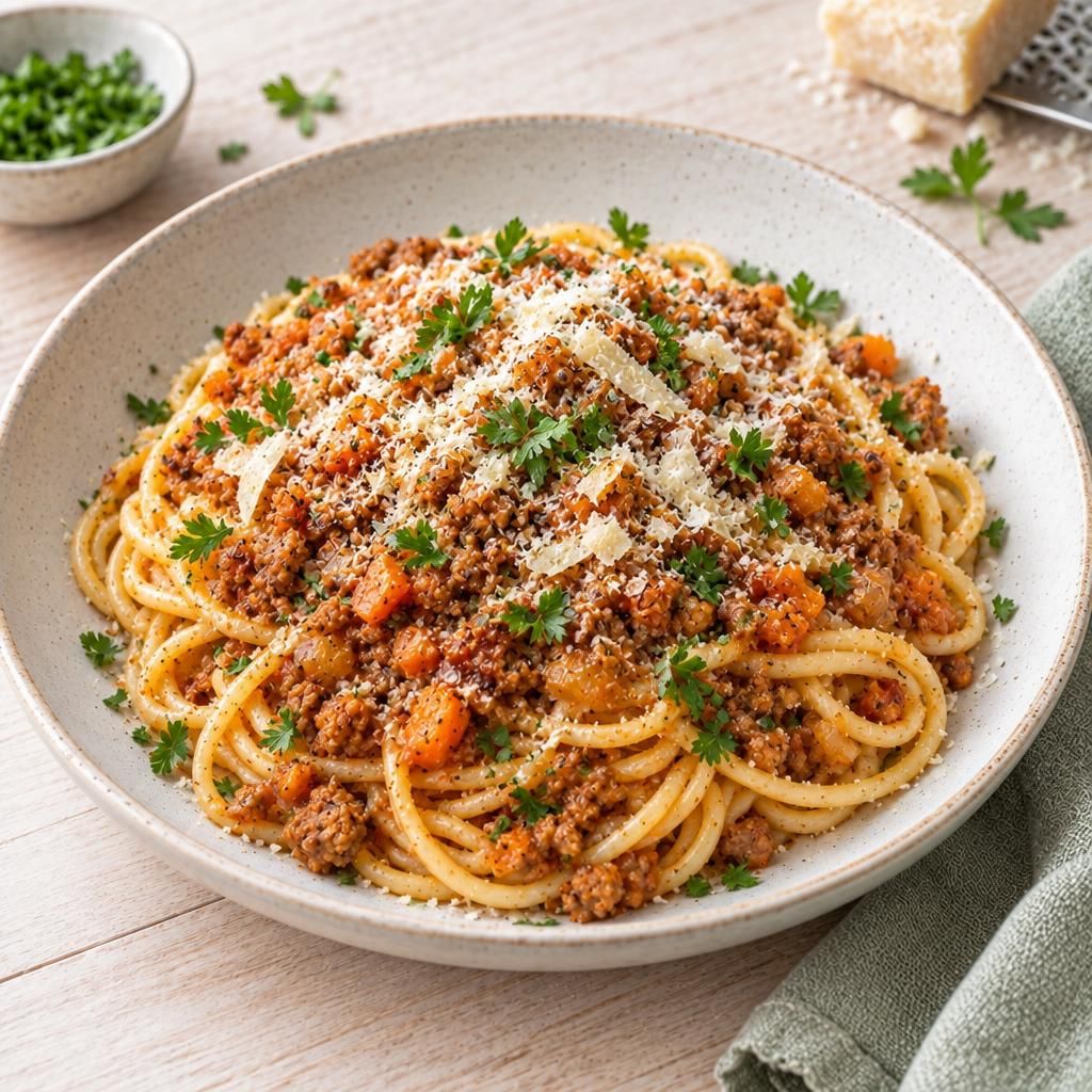 Spaghetti mit Bolognese
