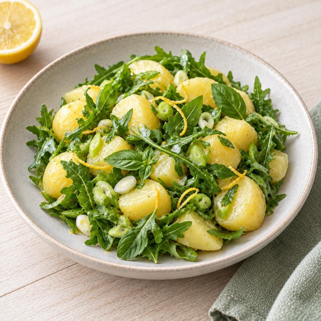 Grüner Kartoffelsalat