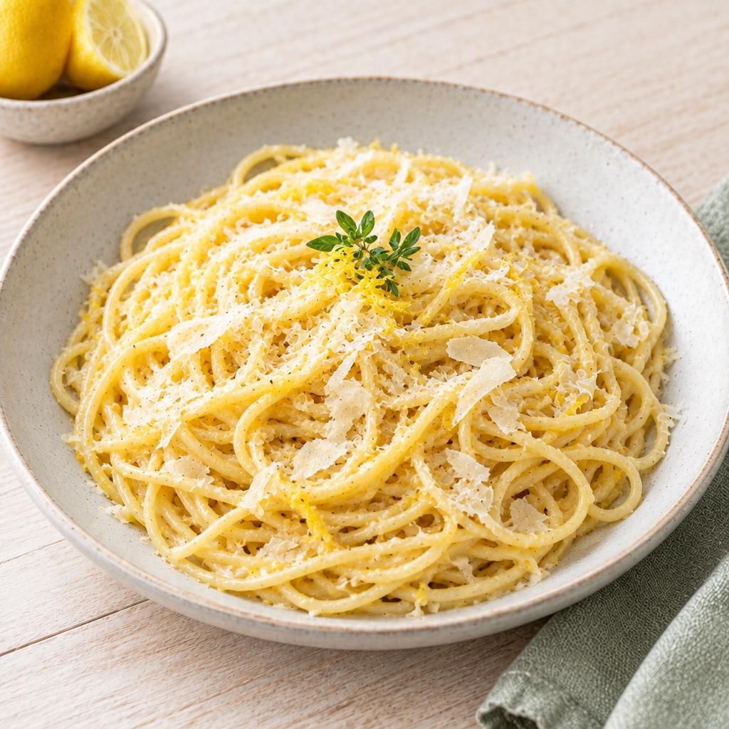 Zitronen-Parmesan-Spaghetti
