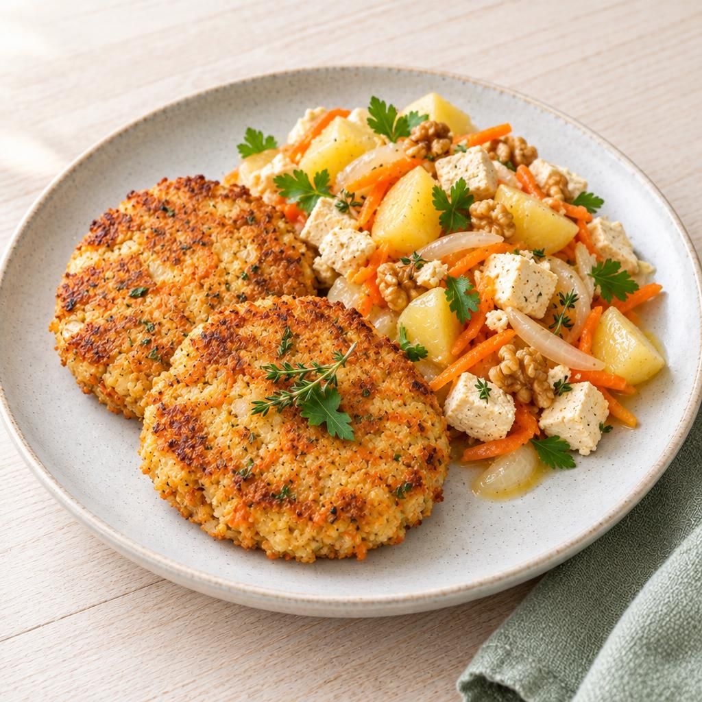 Kartoffel-Tofu-Plätzchen