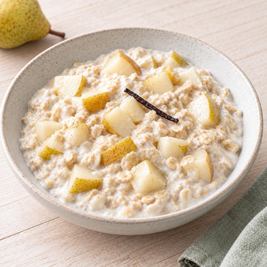 Birnen-Vanille-Overnight-Oats
