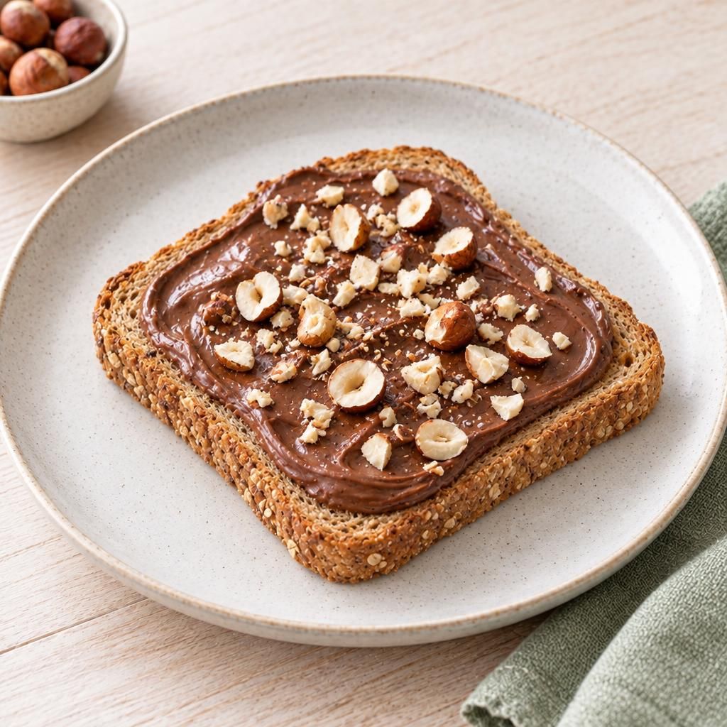 Nuss-Nougat-Creme-Brot