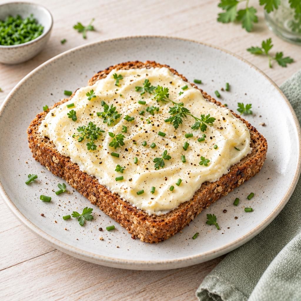 Streichkäse-Toast