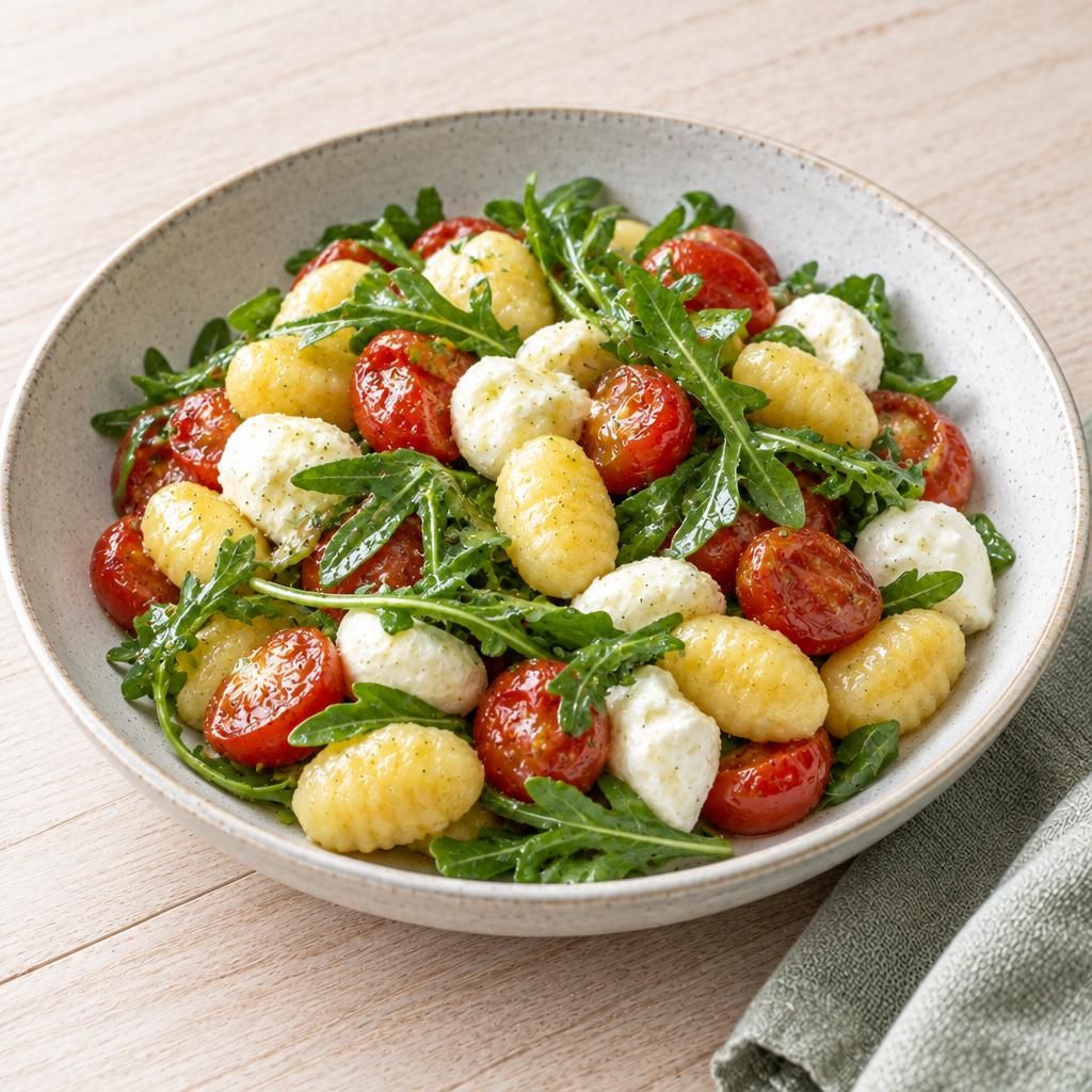 Gnocchi mit Tomaten und Mozzarella