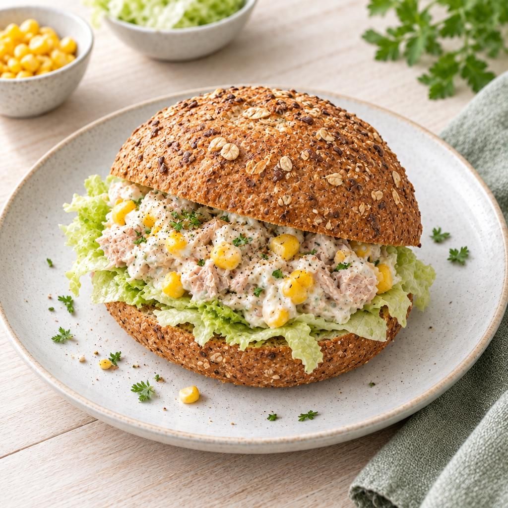 Thunfisch-Mais-Brötchen